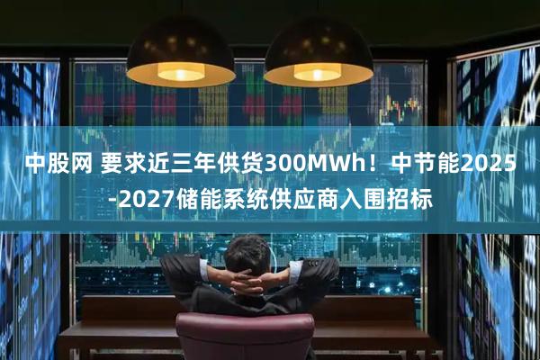 中股网 要求近三年供货300MWh！中节能2025-2027储能系统供应商入围招标